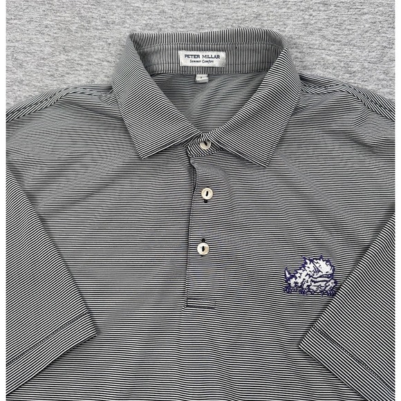 Peter Millar Other - Peter Millar Polo Shirt Mens Large Summer Comfort Golf TCU Horned Frogs College